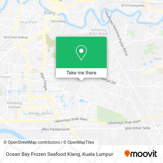 Ocean Bay Frozen Seafood Klang map