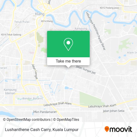 Lushanthene Cash Carry map