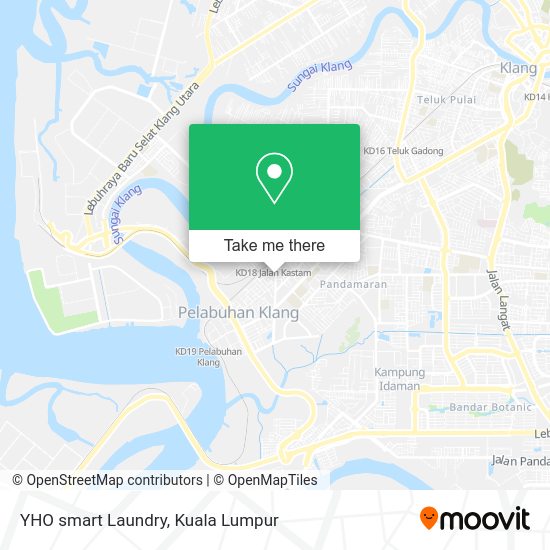 YHO smart Laundry map