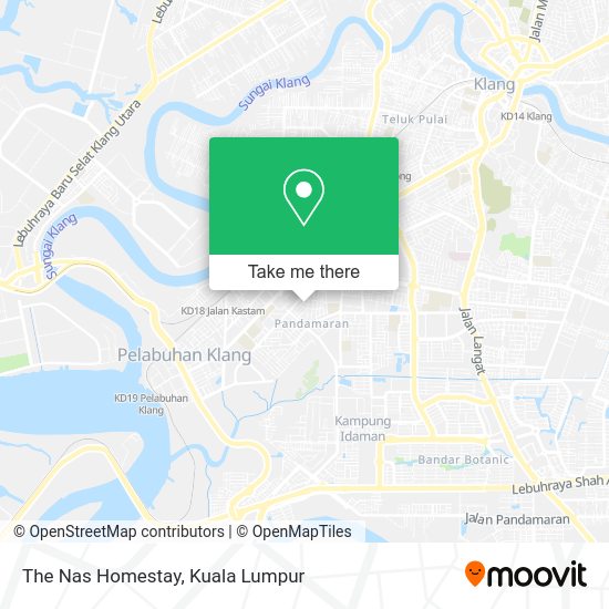 Peta The Nas Homestay