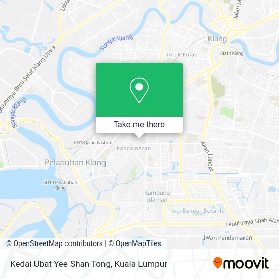 Kedai Ubat Yee Shan Tong map
