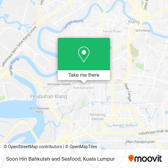 Soon Hin Bahkuteh and Seafood map