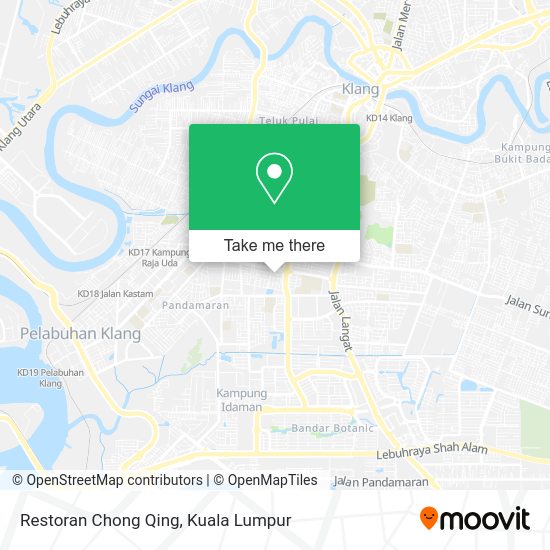 Restoran Chong Qing map