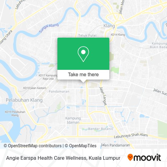 Angie Earspa Health Care Wellness map