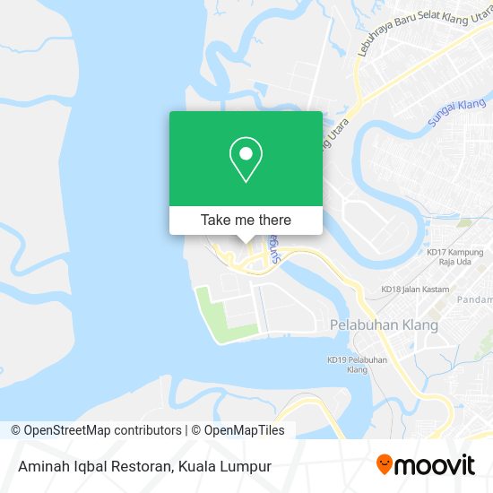Aminah Iqbal Restoran map