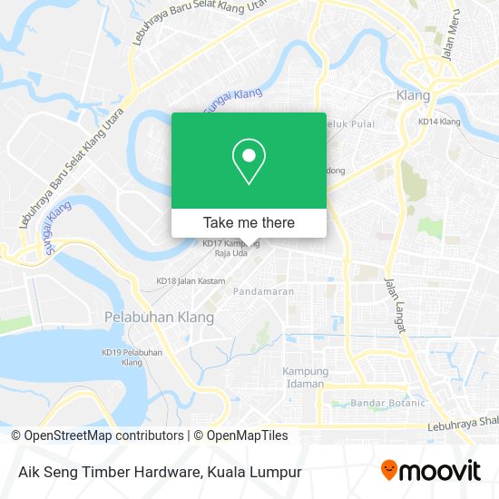Peta Aik Seng Timber Hardware