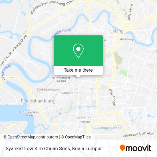 Peta Syarikat Low Kim Chuan Sons