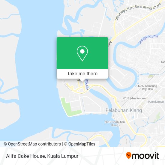 Alifa Cake House map