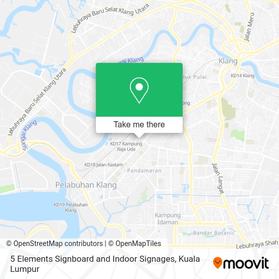 5 Elements Signboard and Indoor Signages map