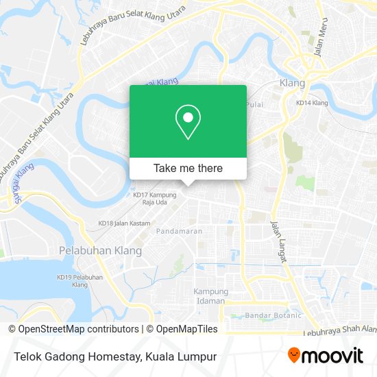 Telok Gadong Homestay map