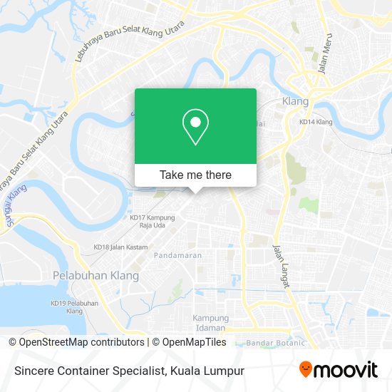 Sincere Container Specialist map