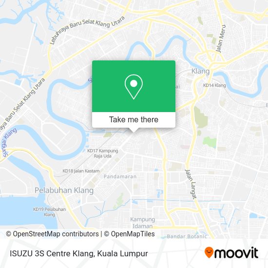 ISUZU 3S Centre Klang map