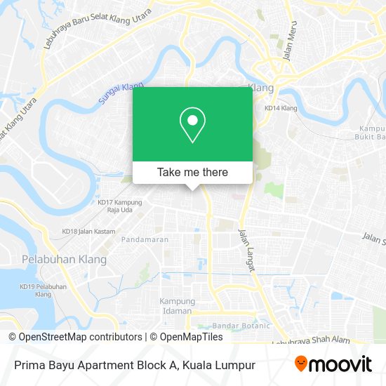 Prima Bayu Apartment Block A map