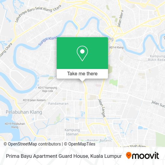 Peta Prima Bayu Apartment Guard House