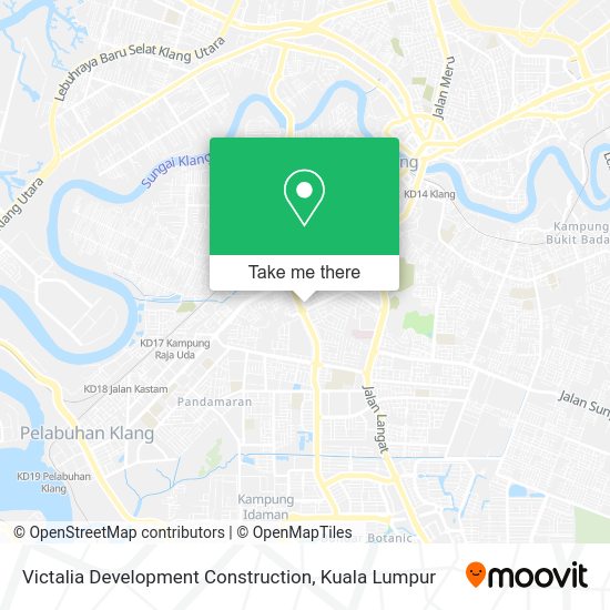 Victalia Development Construction map