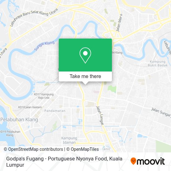 Godpa's Fugang - Portuguese Nyonya Food map