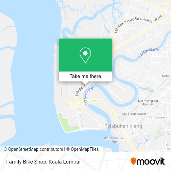 Family Bike Shop map