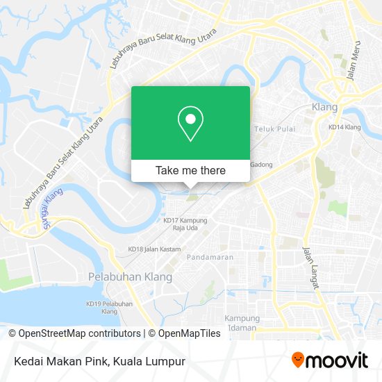 Kedai Makan Pink map