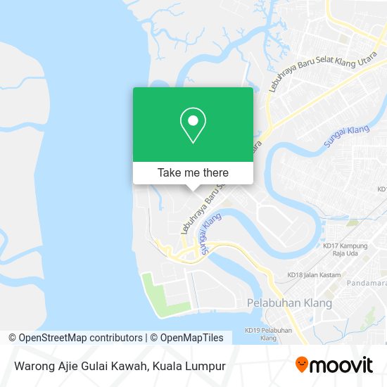 Warong Ajie Gulai Kawah map