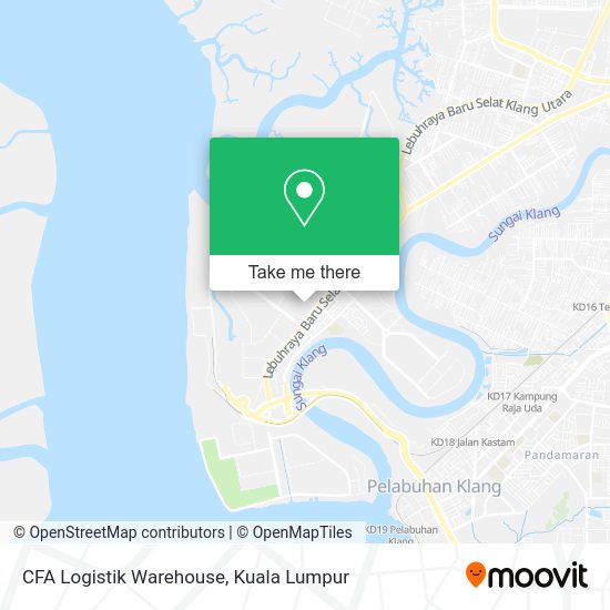 CFA Logistik Warehouse map