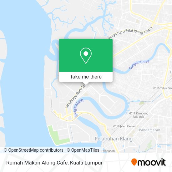 Peta Rumah Makan Along Cafe