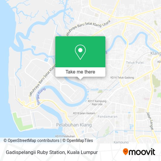 Gadispelangii Ruby Station map