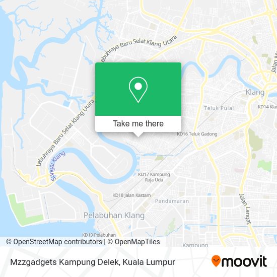 Mzzgadgets Kampung Delek map