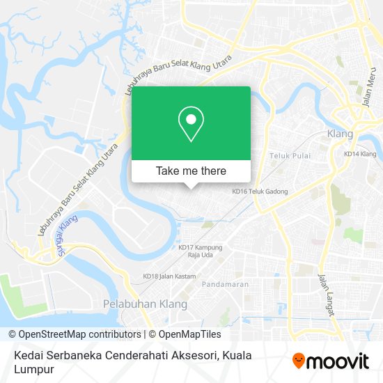 Peta Kedai Serbaneka Cenderahati Aksesori