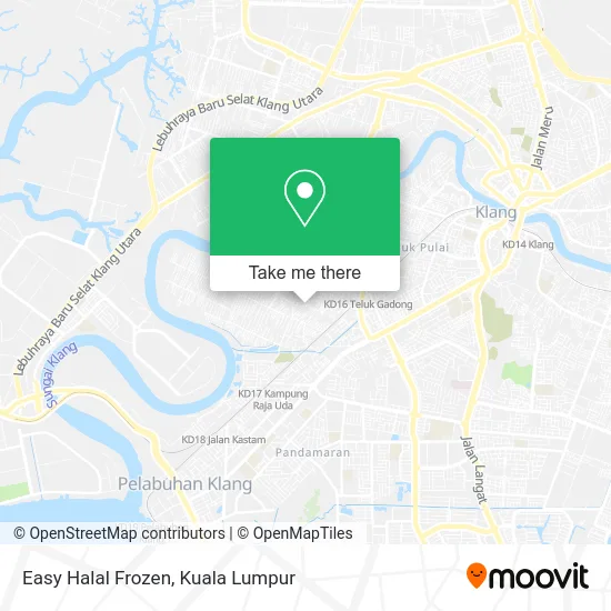 Easy Halal Frozen map