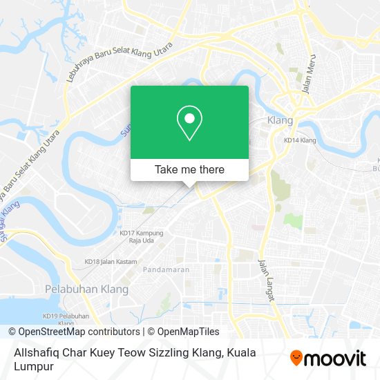 Allshafiq Char Kuey Teow Sizzling Klang map