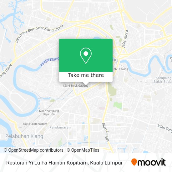 Restoran Yi Lu Fa Hainan Kopitiam map