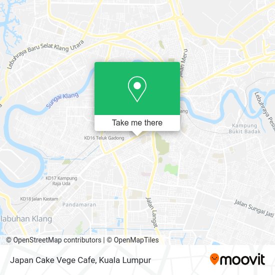 Japan Cake Vege Cafe map