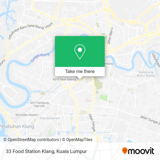 33 Food Station Klang map