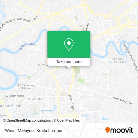 Peta Winall Malaysia