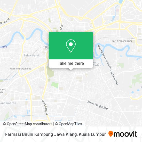 Farmasi Biruni Kampung Jawa Klang map