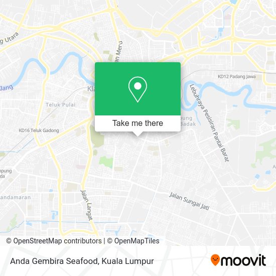 Anda Gembira Seafood map