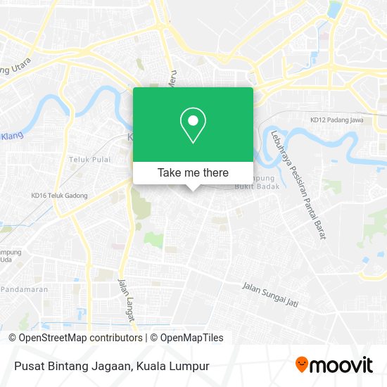 Peta Pusat Bintang Jagaan