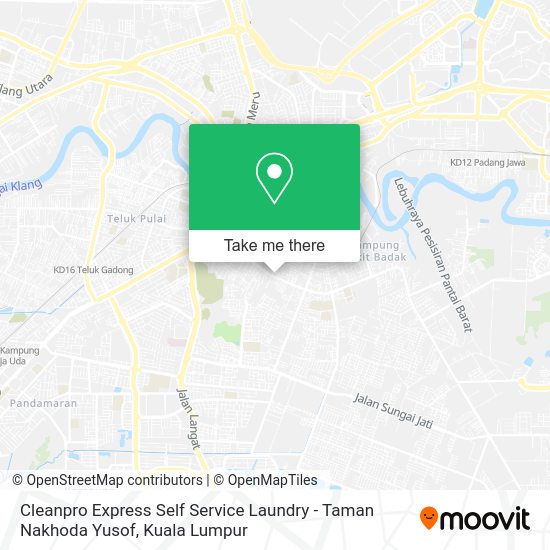 Cleanpro Express Self Service Laundry - Taman Nakhoda Yusof map