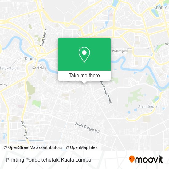 Printing Pondokchetak map