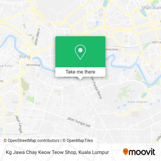 Kg Jawa Chay Keow Teow Shop map
