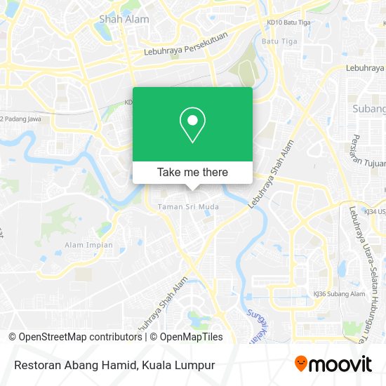 Restoran Abang Hamid map