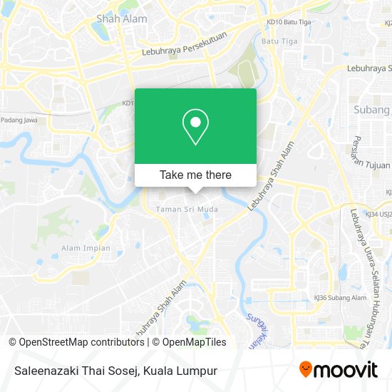 Saleenazaki Thai Sosej map