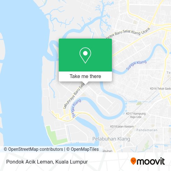 Peta Pondok Acik Leman