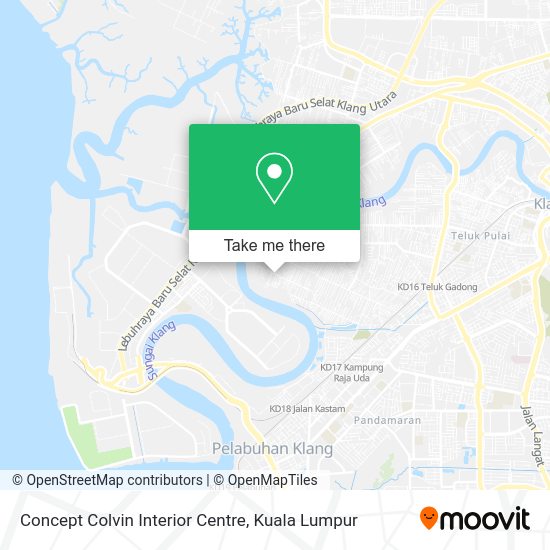 Concept Colvin Interior Centre map