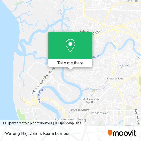 Warung Haji Zamri map