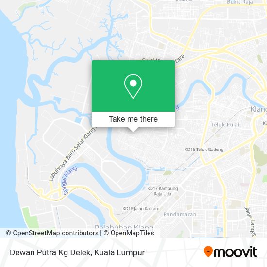 Dewan Putra Kg Delek map