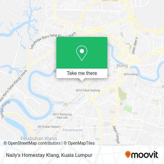 Naily's Homestay Klang map