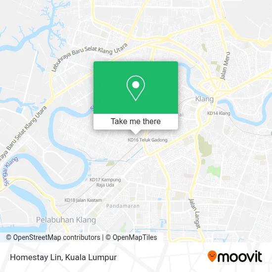 Homestay Lin map