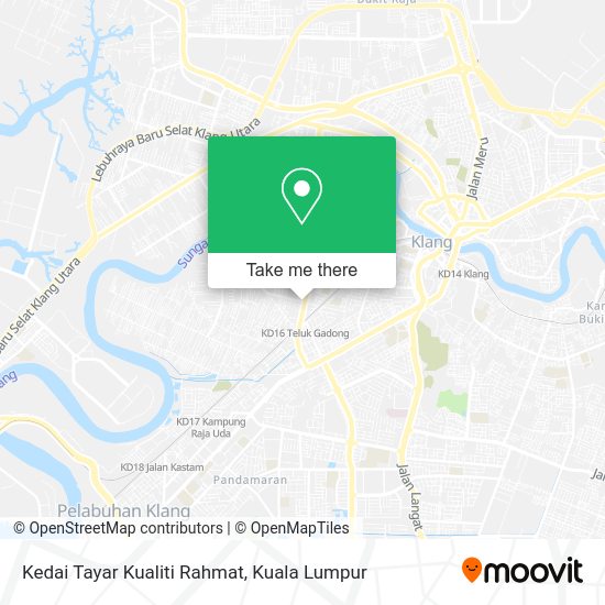 Peta Kedai Tayar Kualiti Rahmat