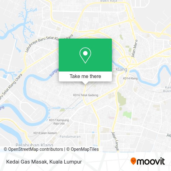 Peta Kedai Gas Masak